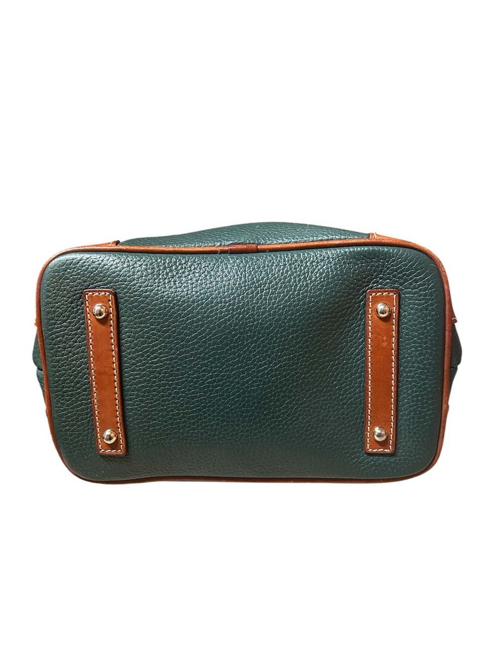 Dooney & Bourke Zip Zip Satchel Pebble Grain Leather Collection - Forest Green - Picture 3 of 9